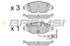 BREMSI BP3516 Brake Pad Set, disc brake